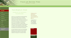 Desktop Screenshot of praxisamberlinerplatz.de