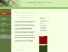 Tablet Screenshot of praxisamberlinerplatz.de